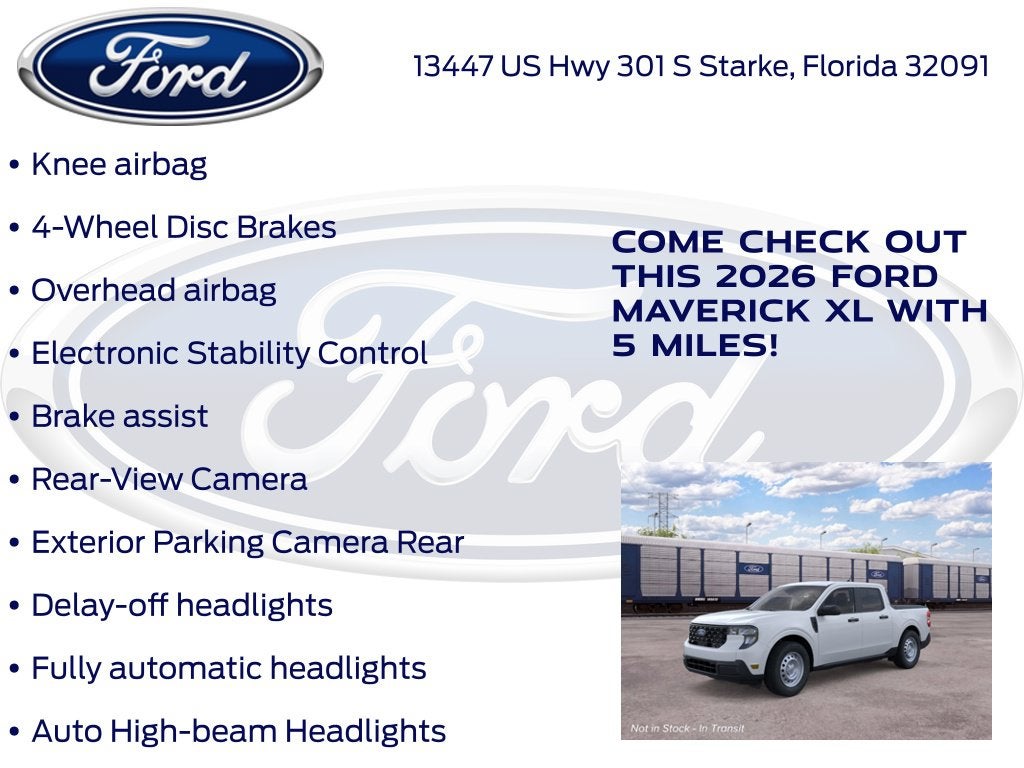 2026 Ford Maverick XL 100A