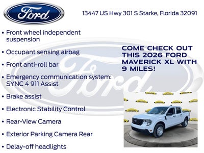 2026 Ford Maverick XL 100A