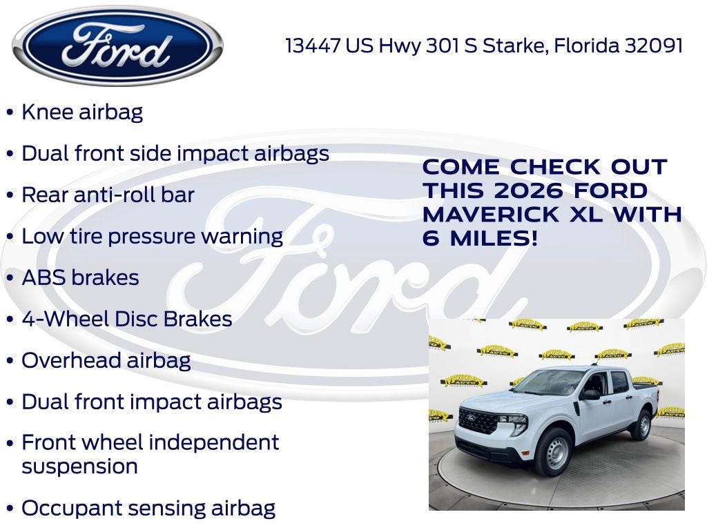 2026 Ford Maverick XL 100A