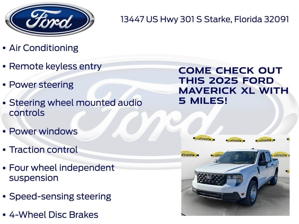 2025 Ford Maverick XL 102A