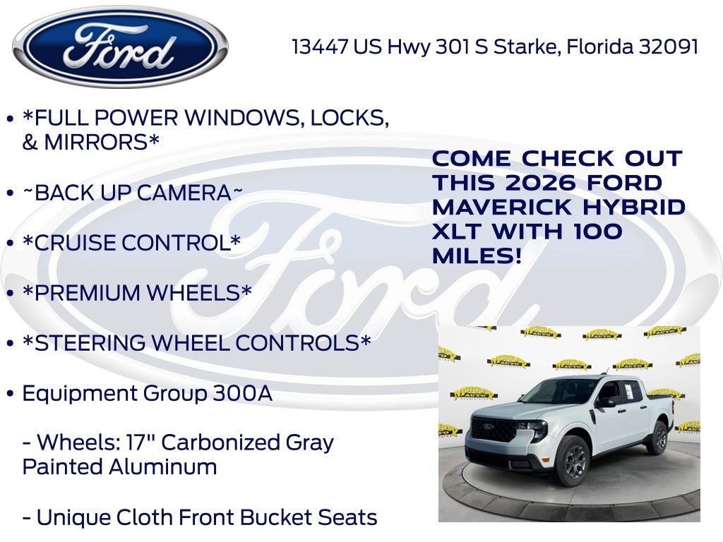 2026 Ford Maverick XLT 300A