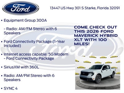 2026 Ford Maverick XLT 300A
