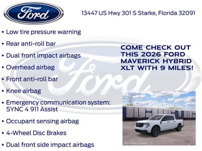 2026 Ford Maverick XLT 300A