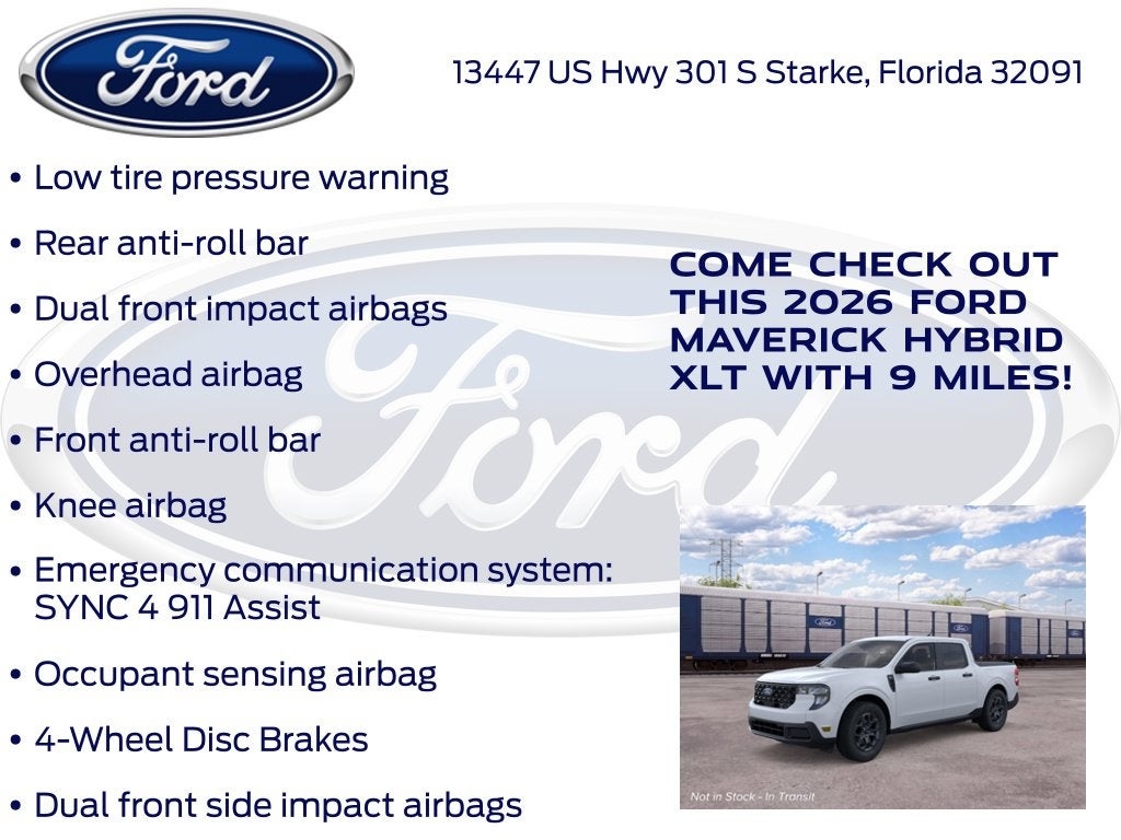 2026 Ford Maverick XLT 300A