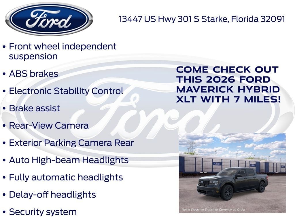 2026 Ford Maverick XLT 300A