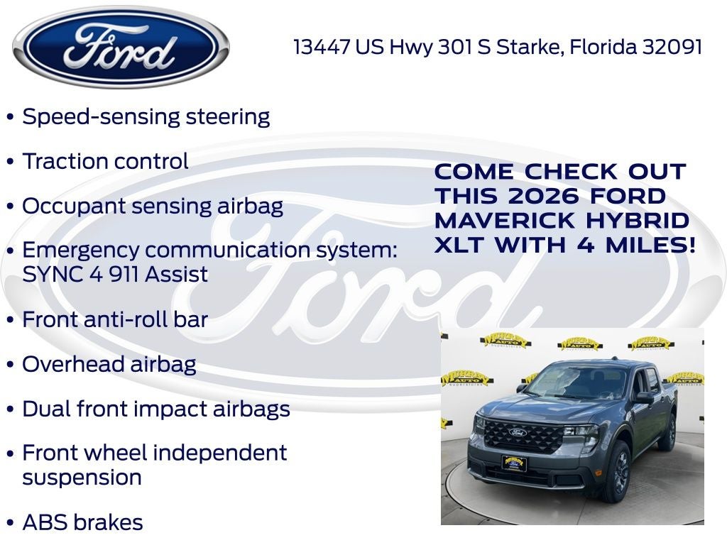 2026 Ford Maverick XLT 300A
