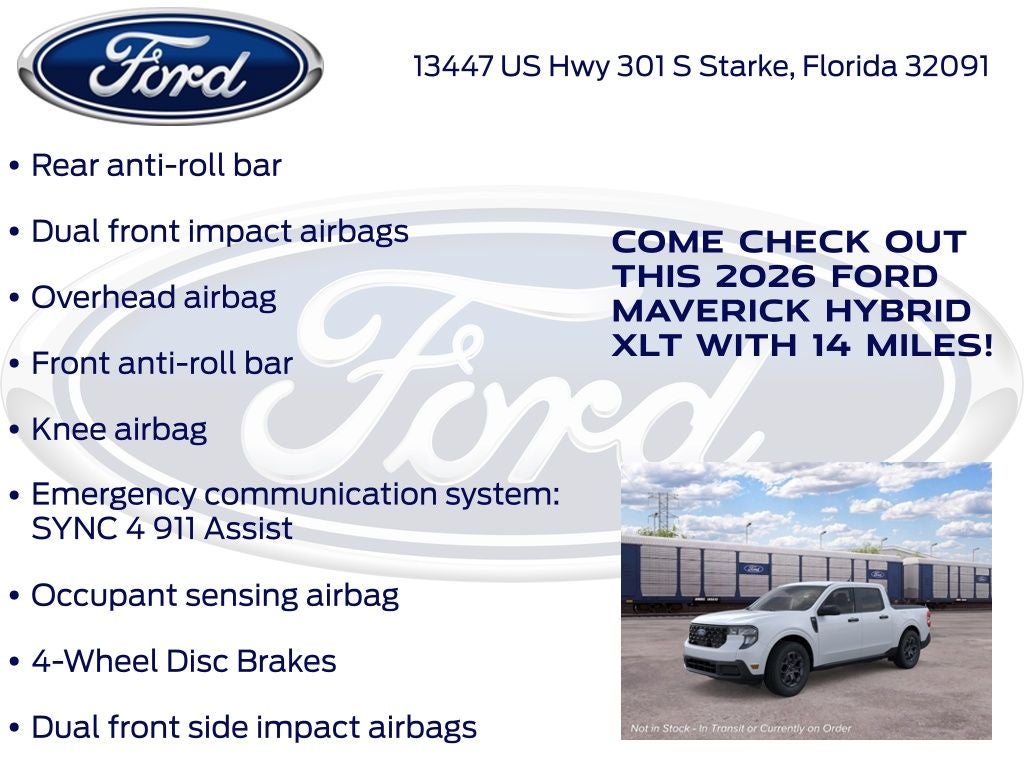2026 Ford Maverick XLT 300A