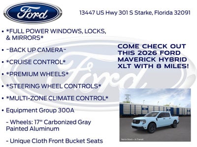 2026 Ford Maverick XLT 300A