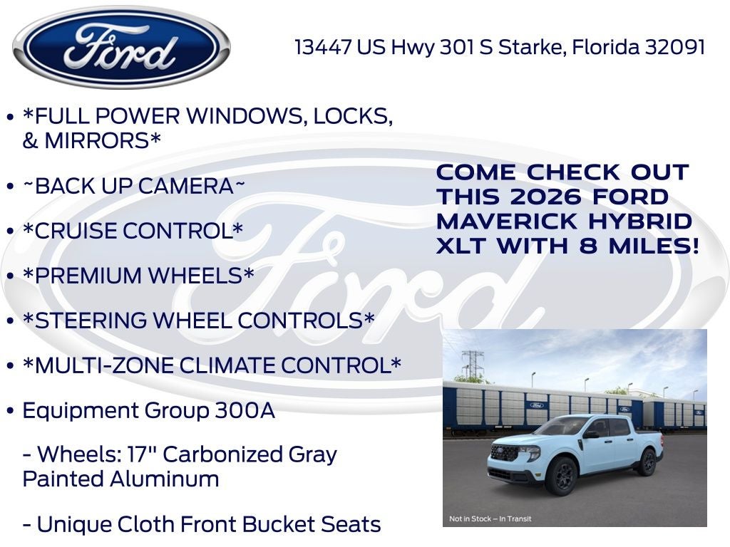 2026 Ford Maverick XLT 300A