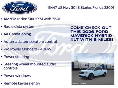 2026 Ford Maverick XLT 300A