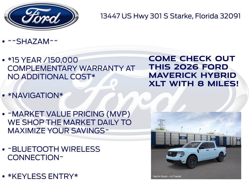 2026 Ford Maverick XLT 300A