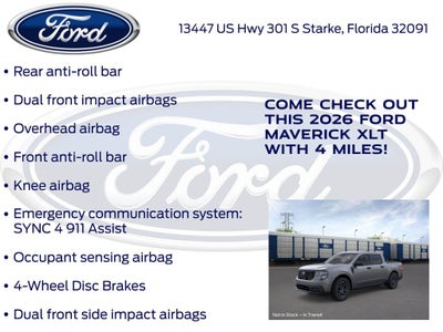 2026 Ford Maverick XLT 300A