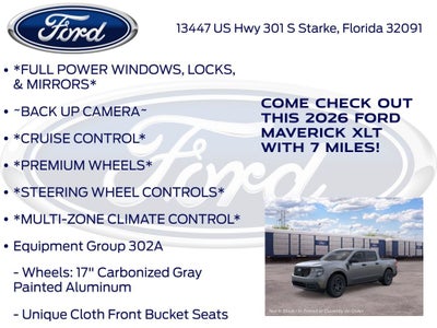 2026 Ford Maverick XLT 302A