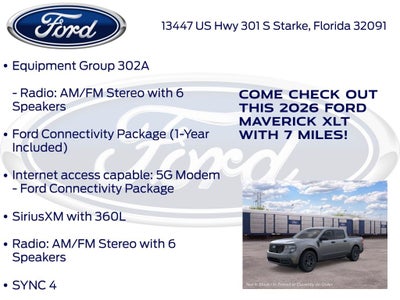 2026 Ford Maverick XLT 302A