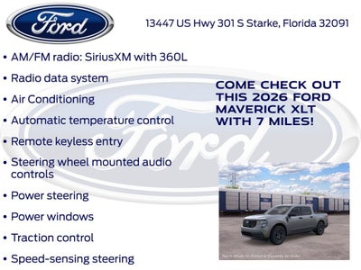 2026 Ford Maverick XLT 302A