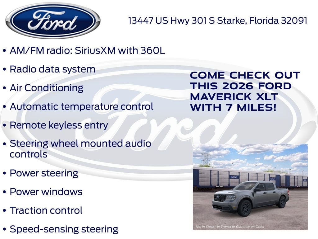 2026 Ford Maverick XLT 302A