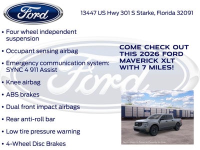 2026 Ford Maverick XLT 302A