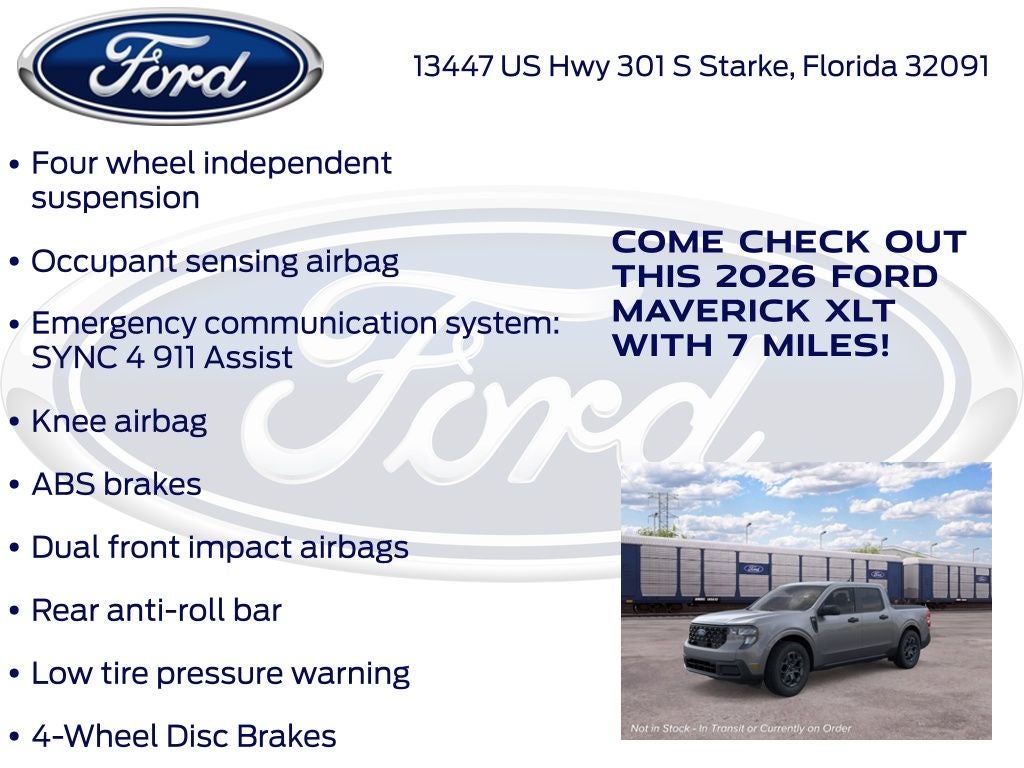 2026 Ford Maverick XLT 302A