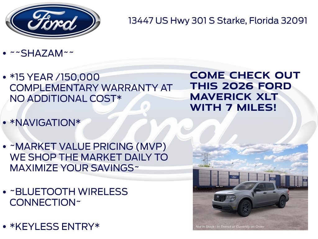 2026 Ford Maverick XLT 302A
