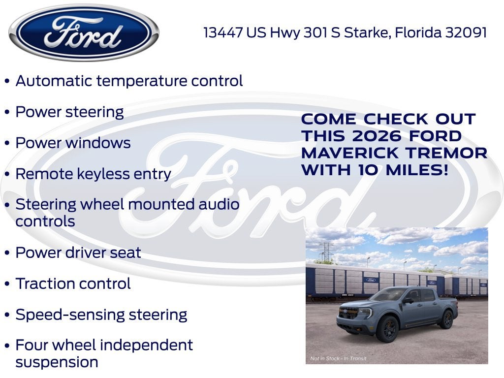 2026 Ford Maverick Tremor 602A