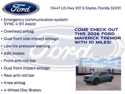 2026 Ford Maverick Tremor 602A