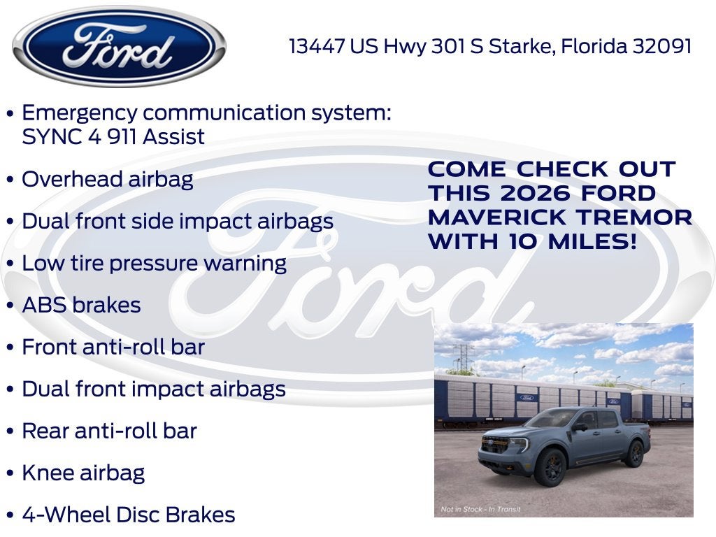 2026 Ford Maverick Tremor 602A
