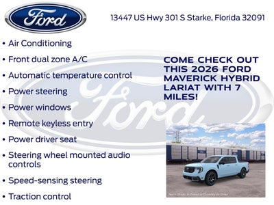 2026 Ford Maverick Lariat 501A