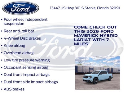 2026 Ford Maverick Lariat 501A
