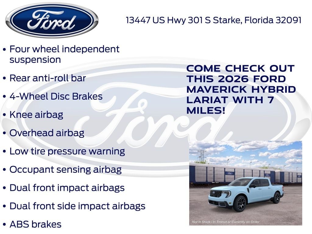 2026 Ford Maverick Lariat 501A