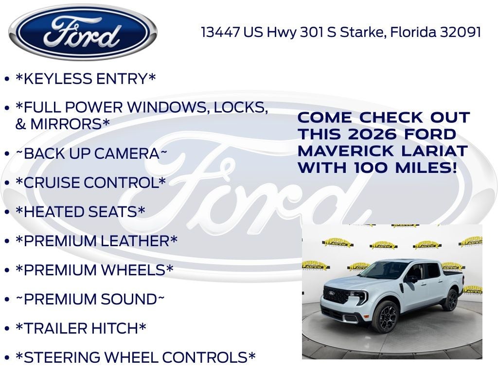 2026 Ford Maverick Lariat 502A