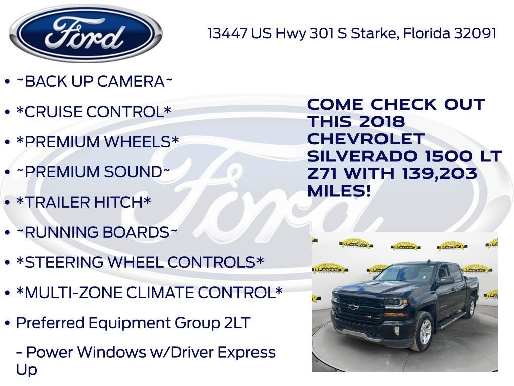 2018 Chevrolet Silverado 1500 LT LT2