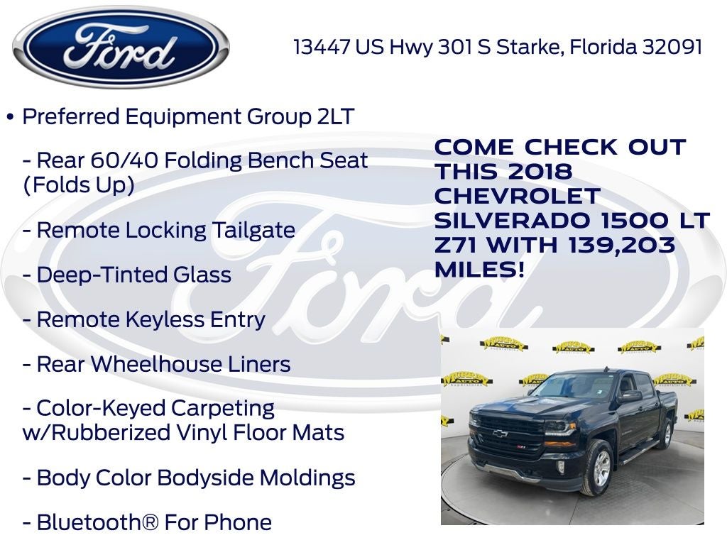 2018 Chevrolet Silverado 1500 LT LT2