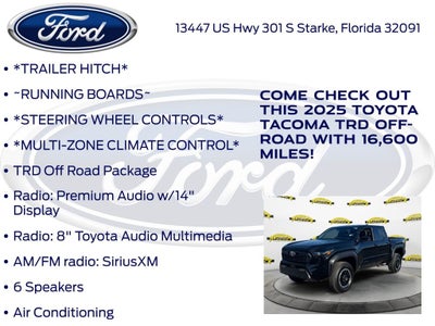 2025 Toyota Tacoma TRD Off-Road