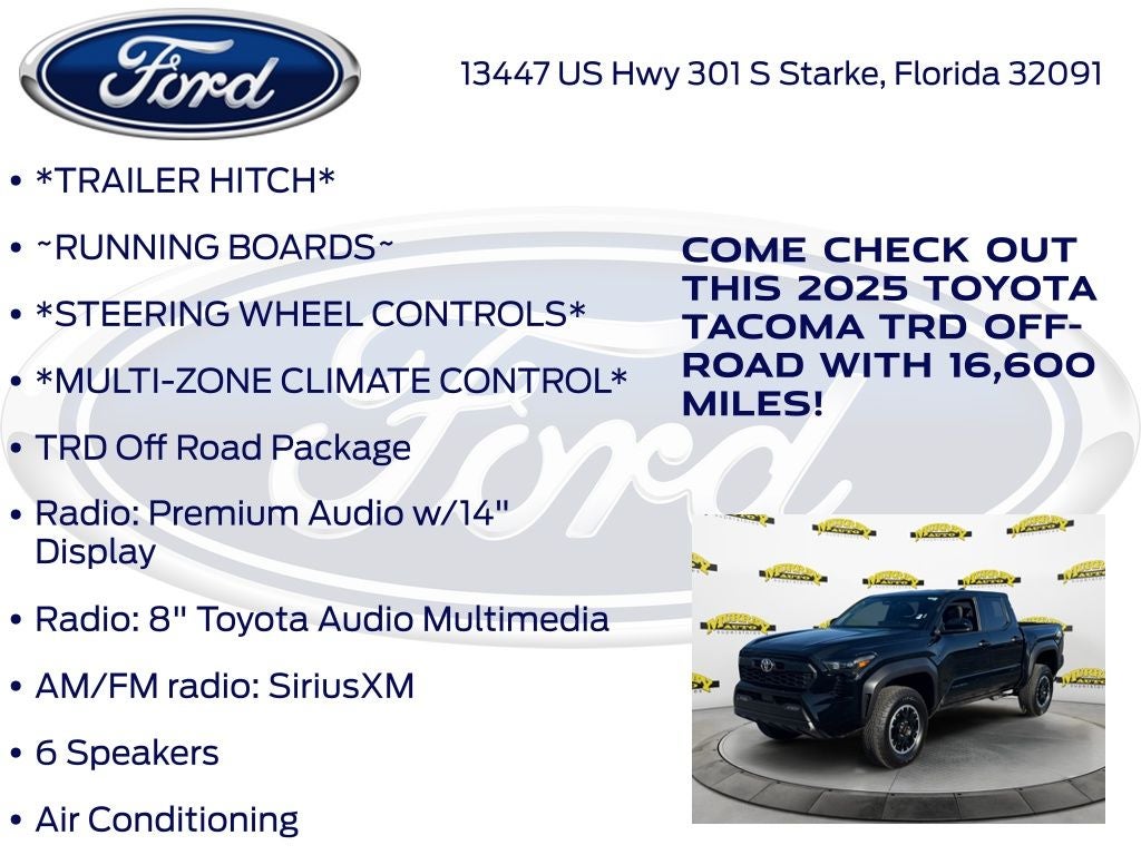 2025 Toyota Tacoma TRD Off-Road