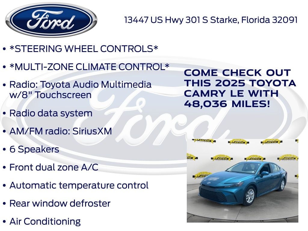 2025 Toyota Camry LE