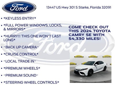 2024 Toyota Camry SE