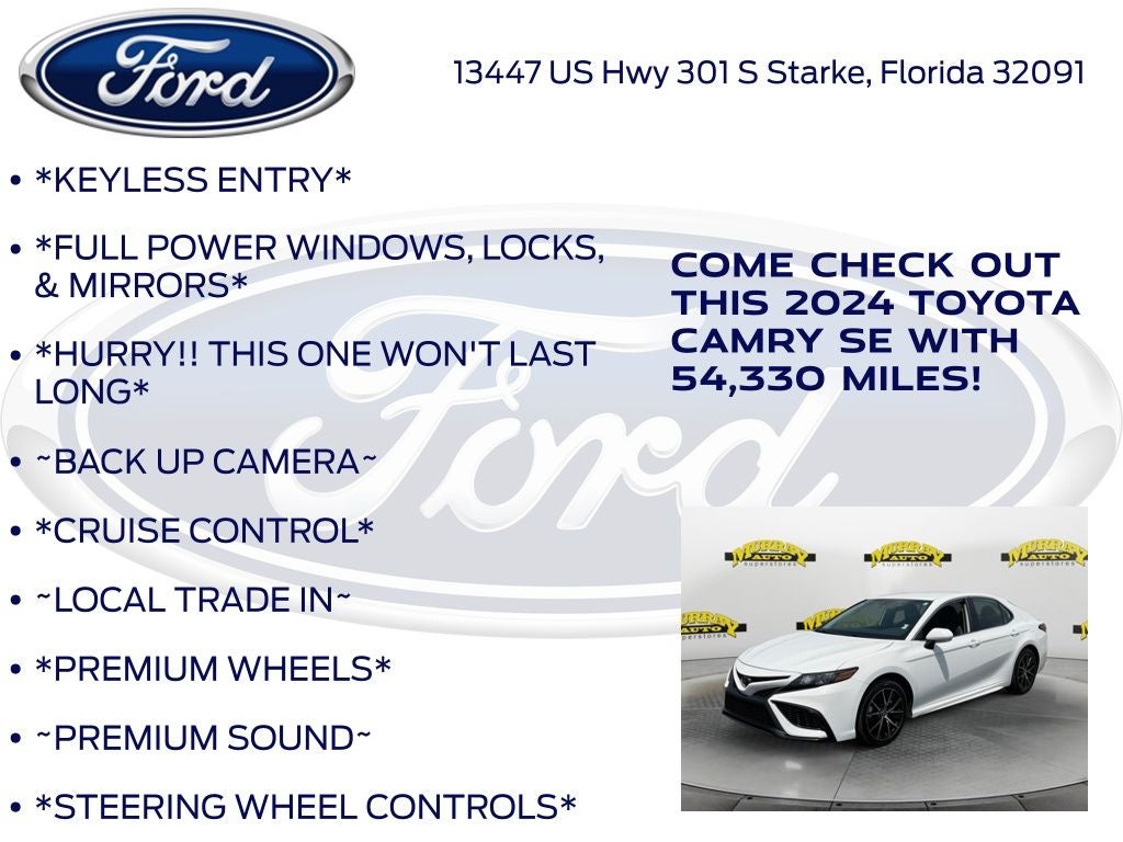 2024 Toyota Camry SE