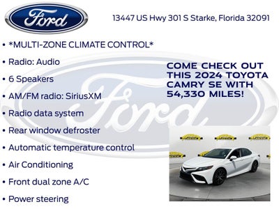 2024 Toyota Camry SE