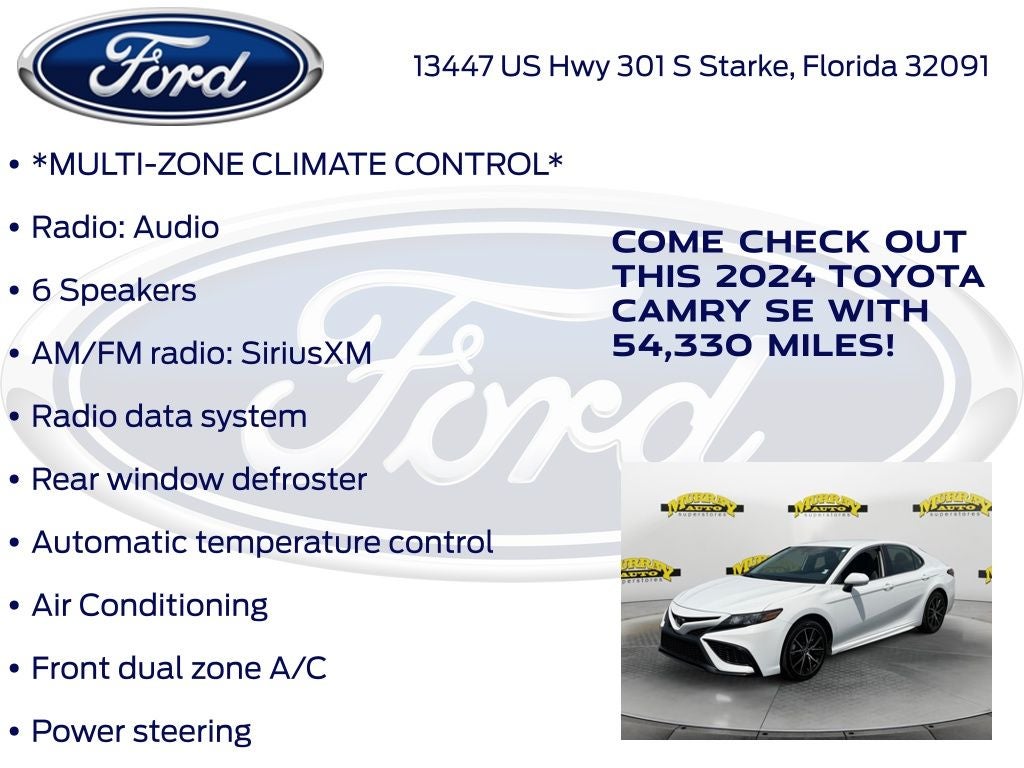 2024 Toyota Camry SE