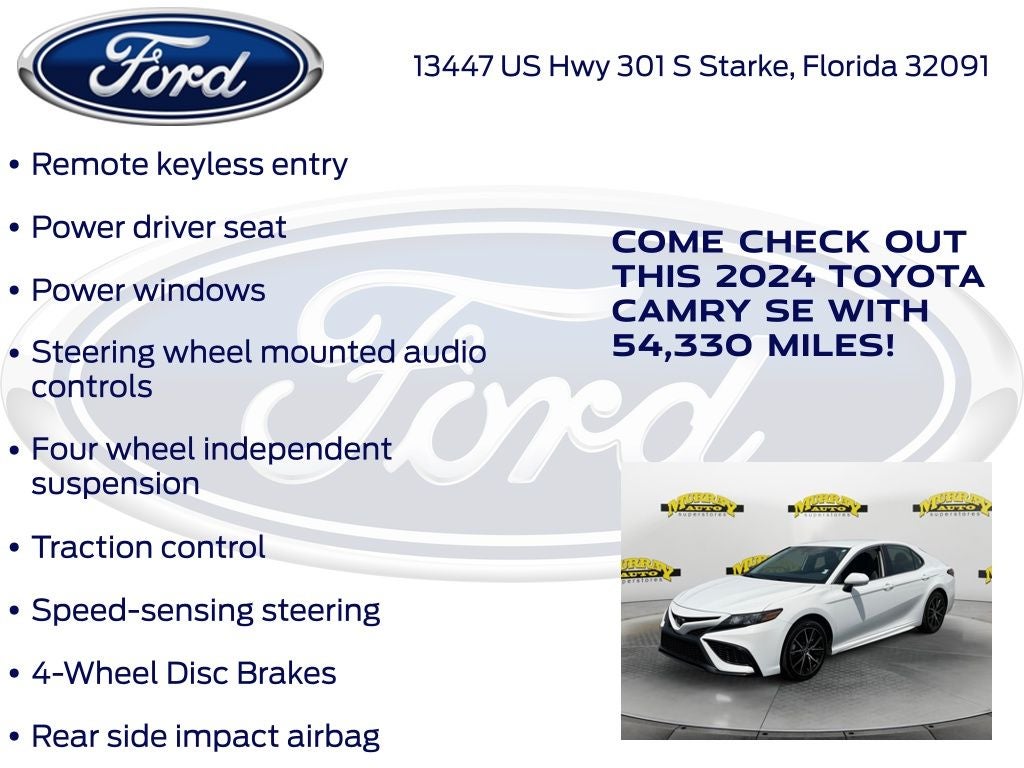 2024 Toyota Camry SE