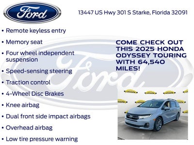 2025 Honda Odyssey Touring