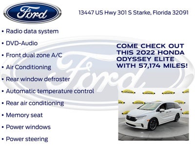 2022 Honda Odyssey Elite