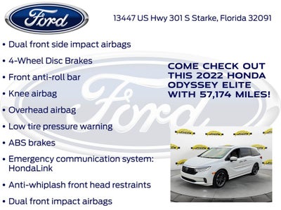 2022 Honda Odyssey Elite