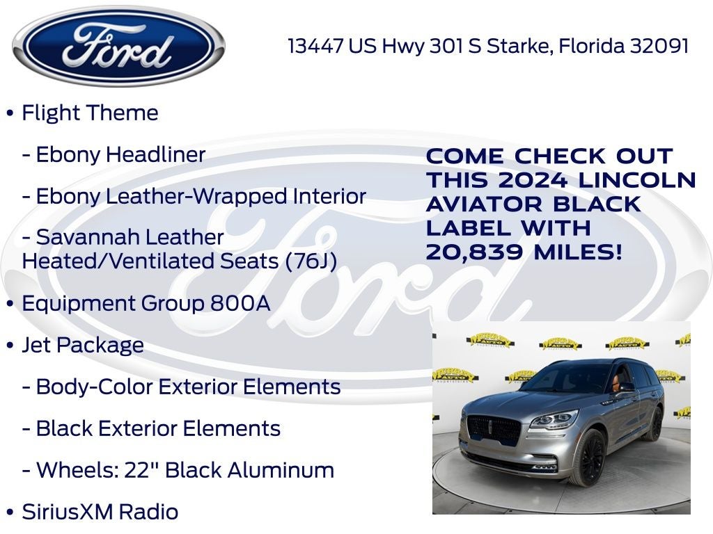 2024 Lincoln Aviator Black Label