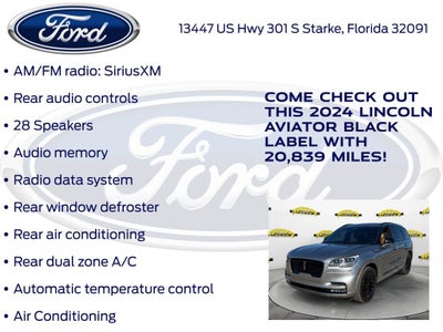 2024 Lincoln Aviator Black Label
