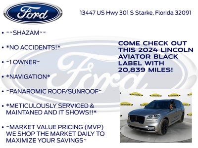 2024 Lincoln Aviator Black Label