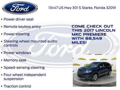 2017 Lincoln MKC Premiere