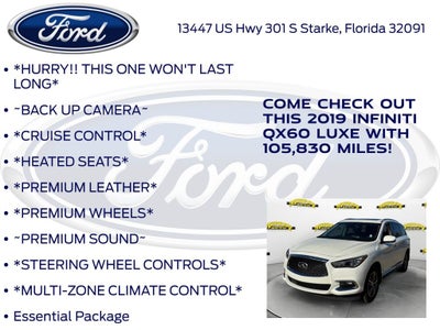 2019 INFINITI QX60 LUXE