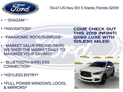 2019 INFINITI QX60 LUXE