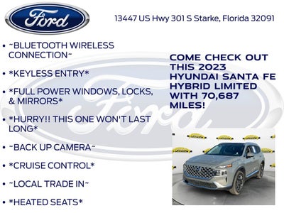 2023 Hyundai Santa Fe Hybrid Limited